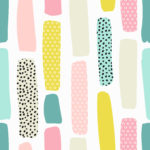 Backdrop pattern consists of color blocks