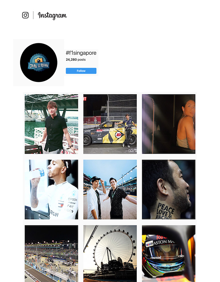 J&M instagram photobooth