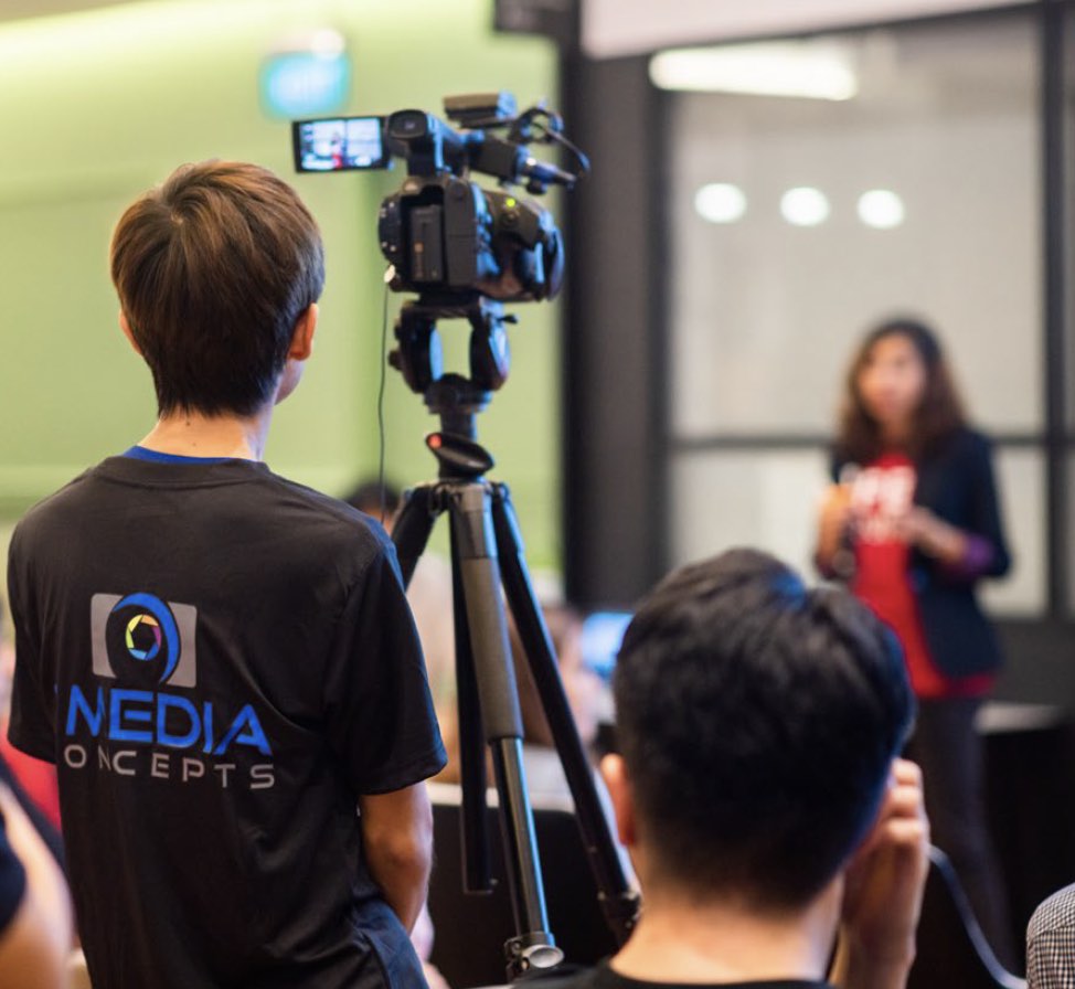 Photo on live streaming equipment and professional